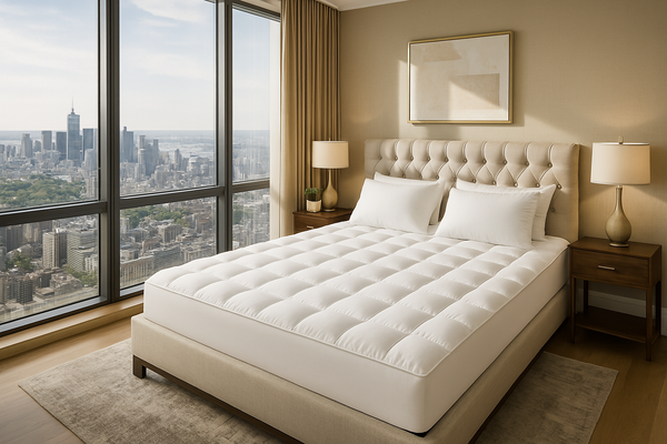 Bamboo Fibre Pillow Top Mattress Topper